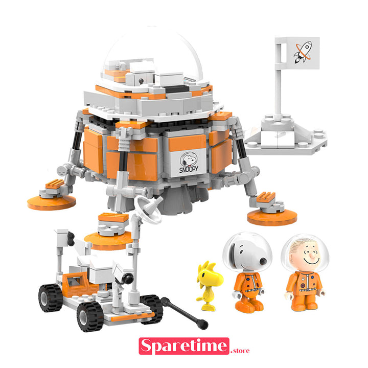Peanuts Snoopy Space Lunar Module Bricks