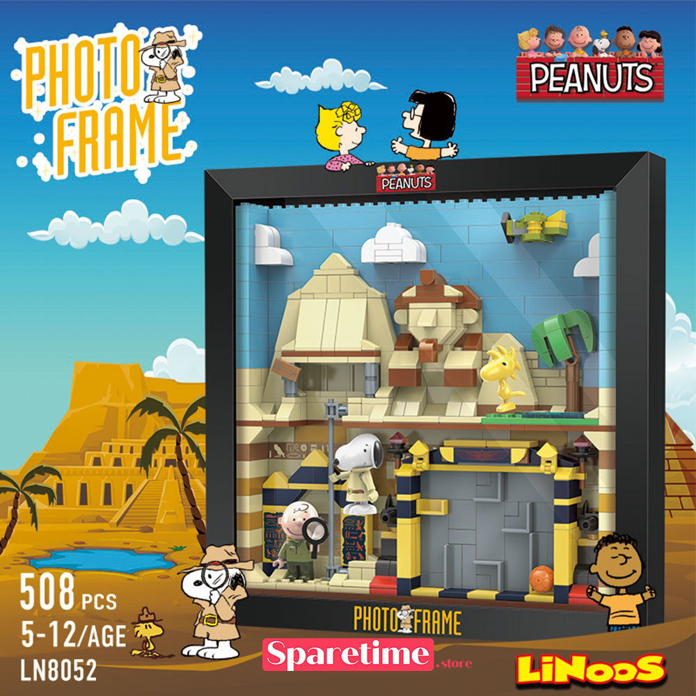 Peanuts Snoopy Jungle Adventure Anniversary Photo Frame Building Block