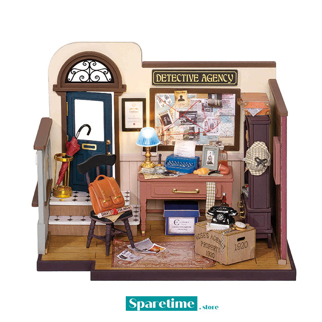 Rolife Mose's Detective Agency DIY Miniature House Kit