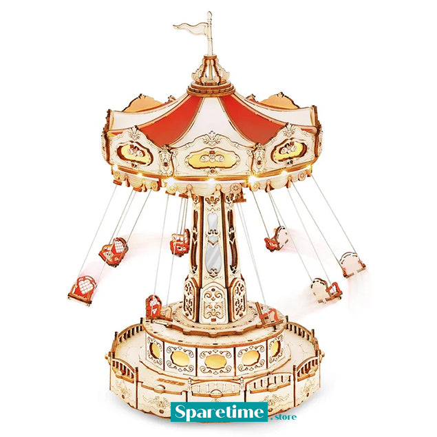 ROKR Swing Ride DIY Music Box 3D Wooden Puzzle EA02