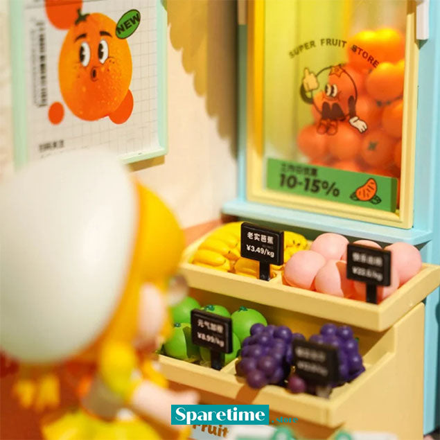 Rolife Super Creator Super Fruit Store Plastic DIY Miniature House Kit