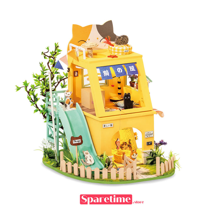 Rolife Cat House Miniature Dollhouse kit
