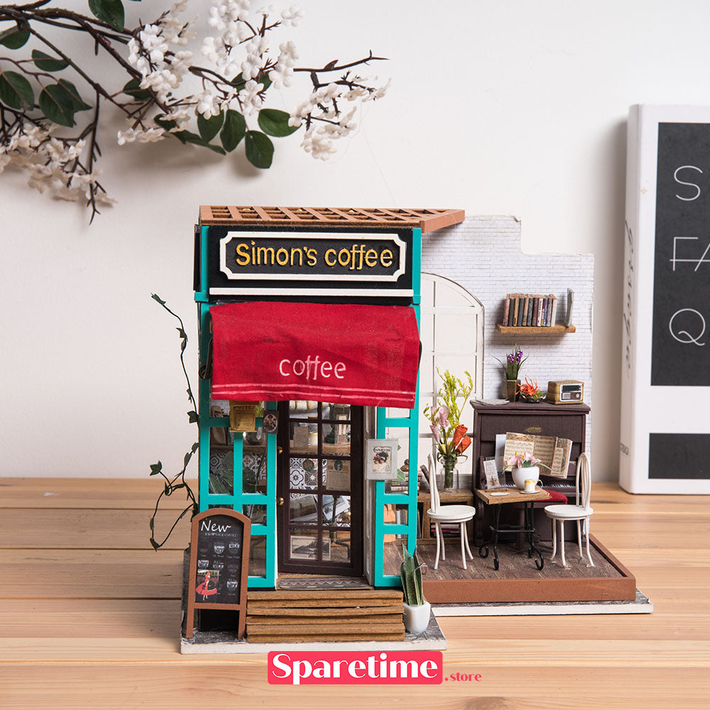 Rolife Simon’s Coffee Miniature Dollhouse kit