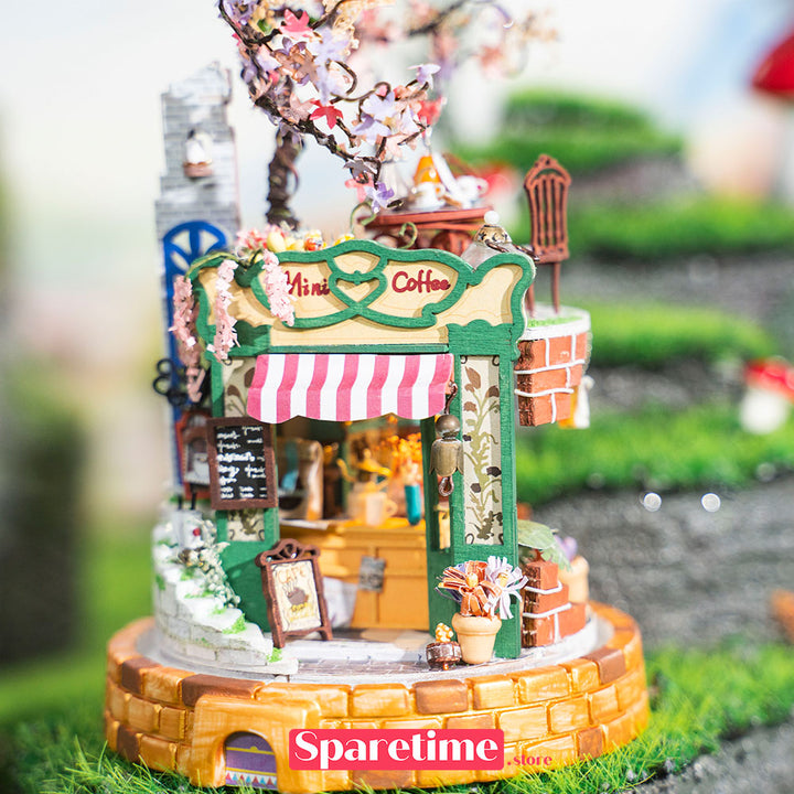 Rolife Mysterious World Magical Cafe Miniature Dollhouse kit
