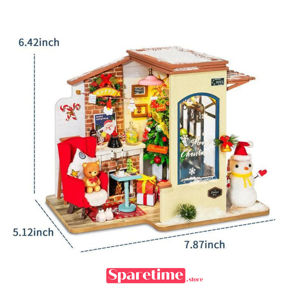 Rolife Snow House Miniature Dollhouse kit