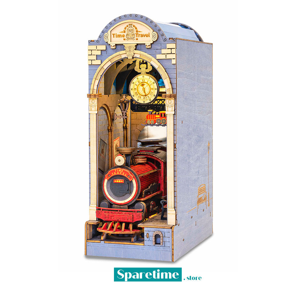 Rolife Time Travel 3D Wooden DIY Miniature House Book Nook TGB04