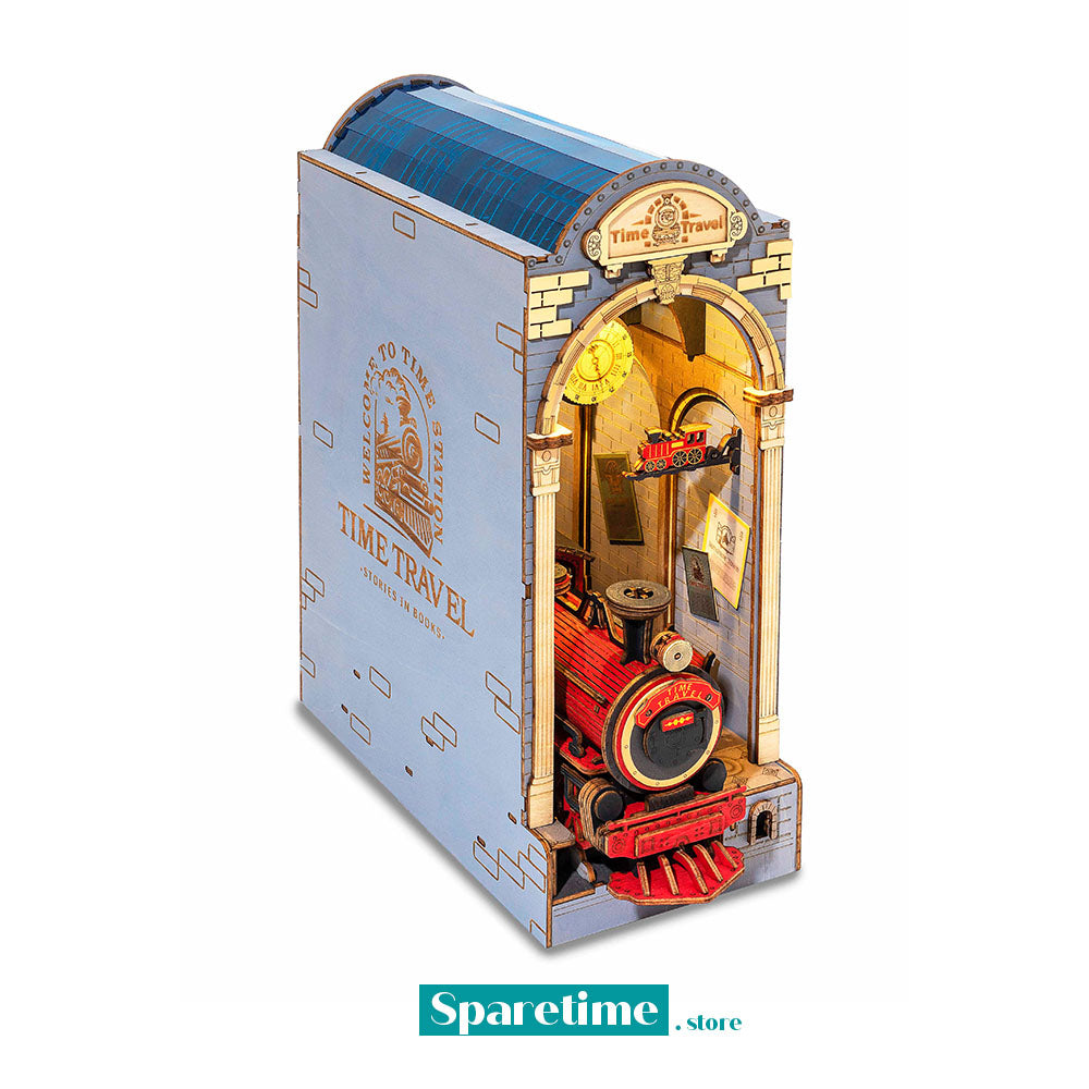 Rolife Time Travel 3D Wooden DIY Miniature House Book Nook TGB04