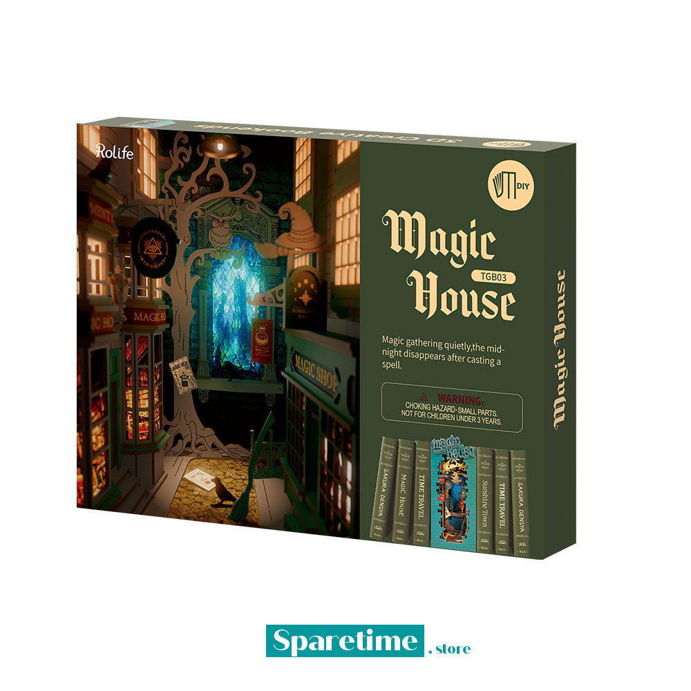 Rolife Magic House 3D Wooden DIY Miniature House Book Nook TGB03