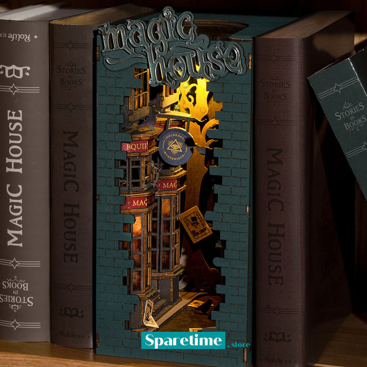 Rolife Magic House 3D Wooden DIY Miniature House Book Nook TGB03
