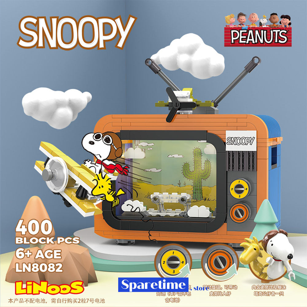 Peanuts Snoopy airplane TV