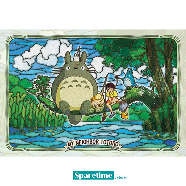 Totoro and Friends Fishing "My Neighbor Totoro", Ensky Artcrystal Puzzle