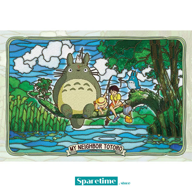 Totoro and Friends Fishing "My Neighbor Totoro", Ensky Artcrystal Puzzle