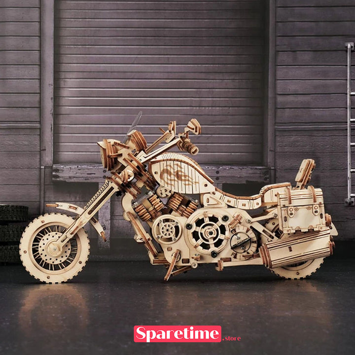 Rokr Cruiser Motorcycle 3D Wooden Puzzles