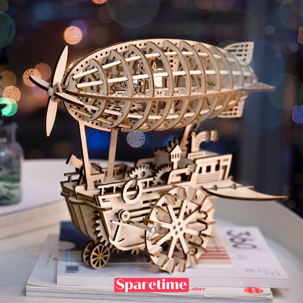 ROKR Air Vehicle ( Airship Plane ) 3D Wooden Puzzles