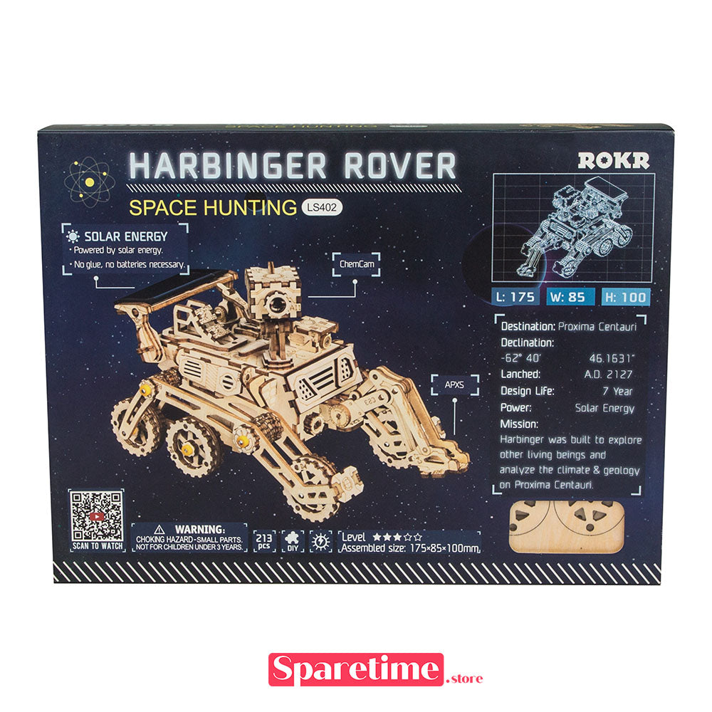 Rokr Harbinger Rover Space Rover Solar Energy Car 3D Wooden Puzzles