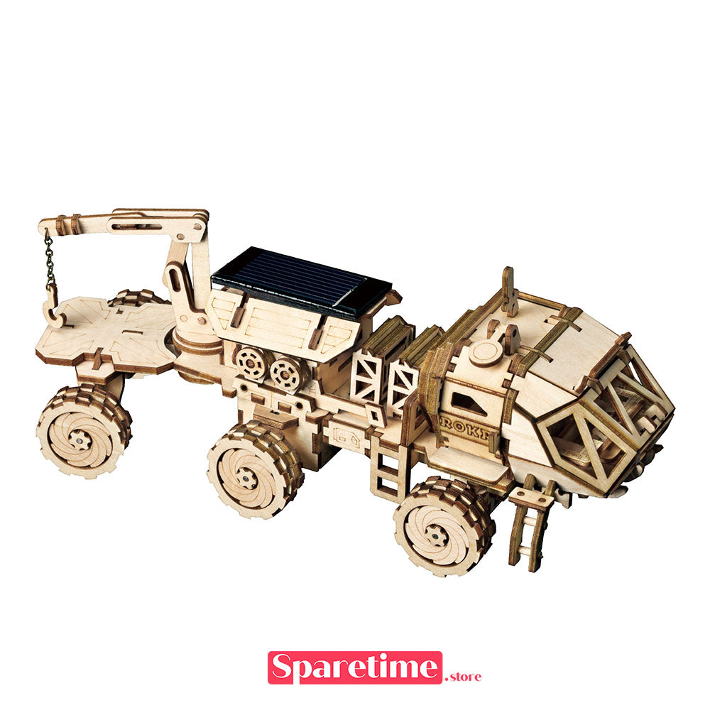 Rokr Navitas Rover Space Rover Solar Energy Cart 3D Wooden Puzzle