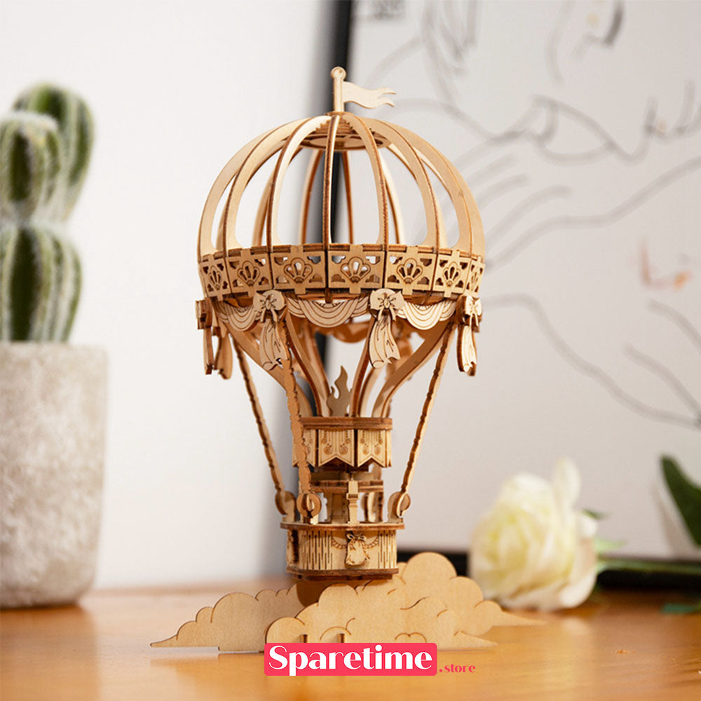 Robotime Rolife Hot Air Balloon 3D Wooden Puzzle