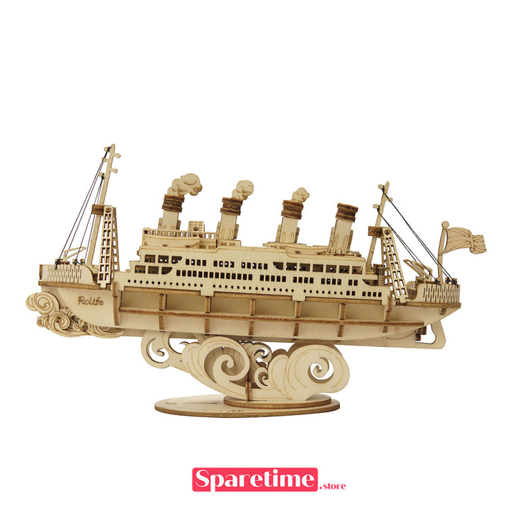 Robotime Rolife Cruise Ship 3D Wooden Puzzle