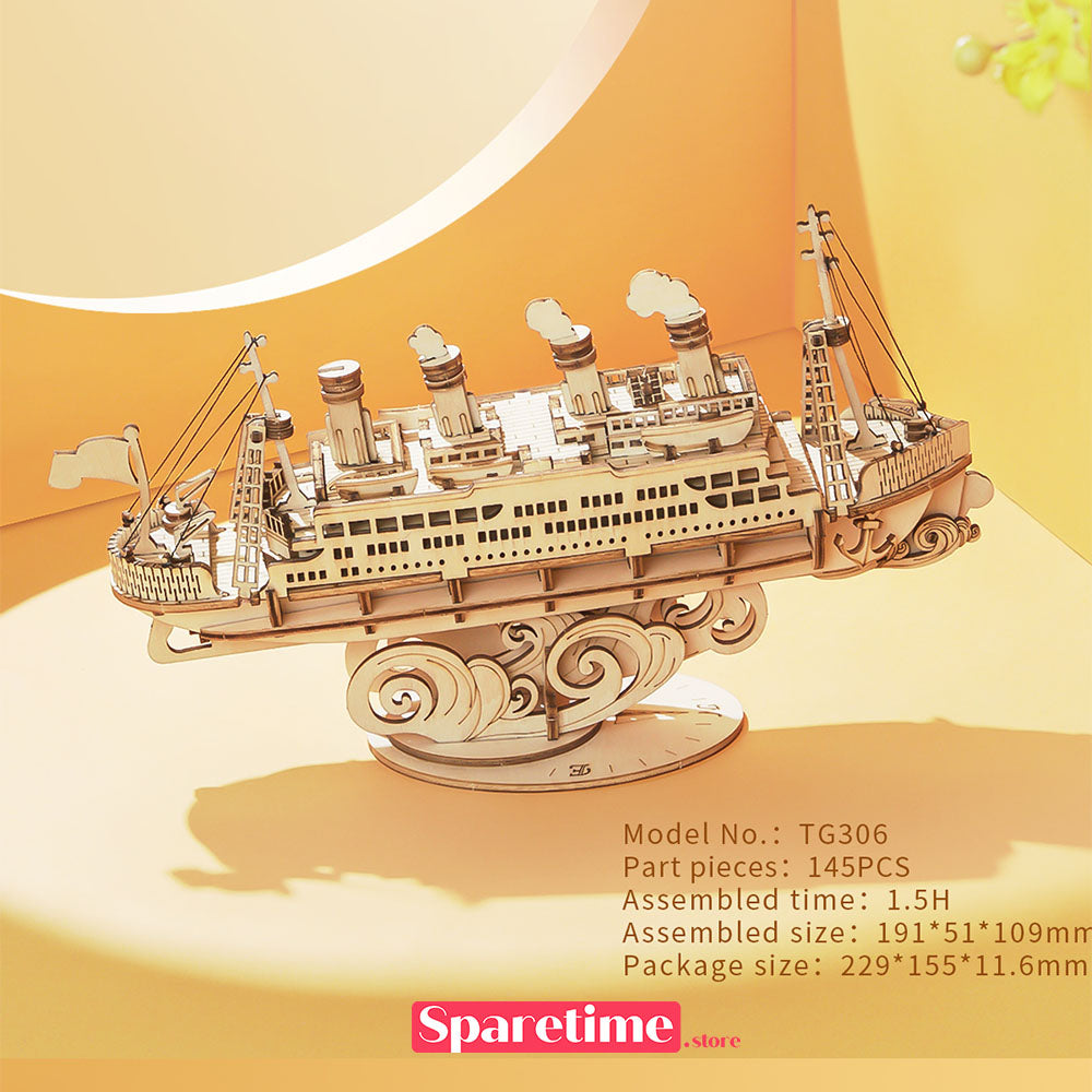 Rolife Cruise Ship 3D Wooden Puzzle