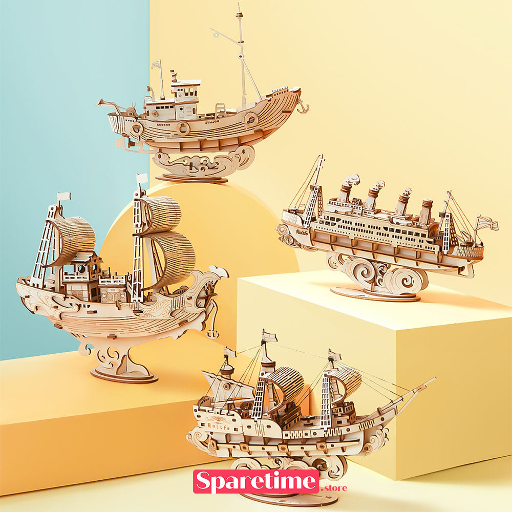 Rolife 3D Wooden Puzzles - Ship Collection