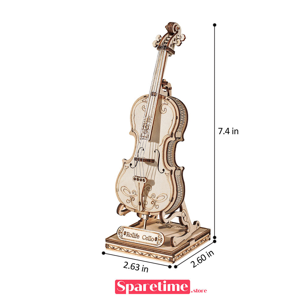 Rolife Cello Modern 3D Wooden Puzzle