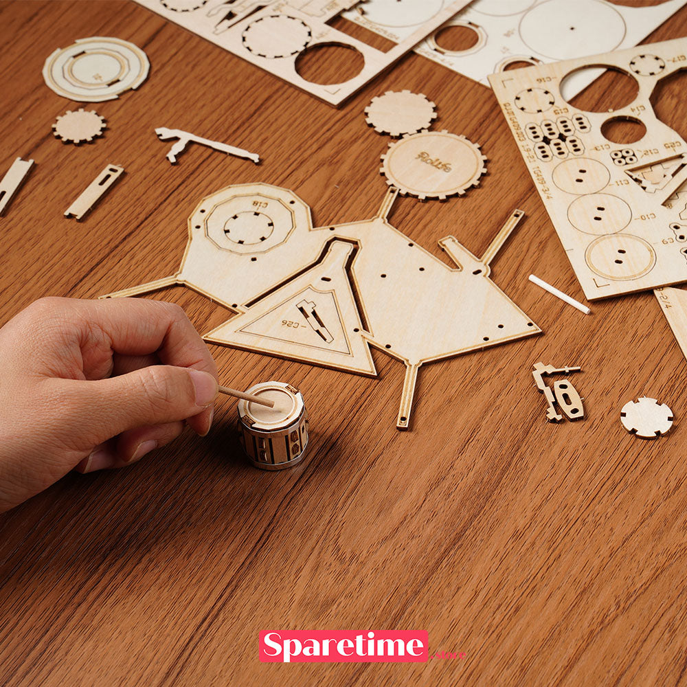 Robotime Rolife Drum kit 3D Wooden Puzzle
