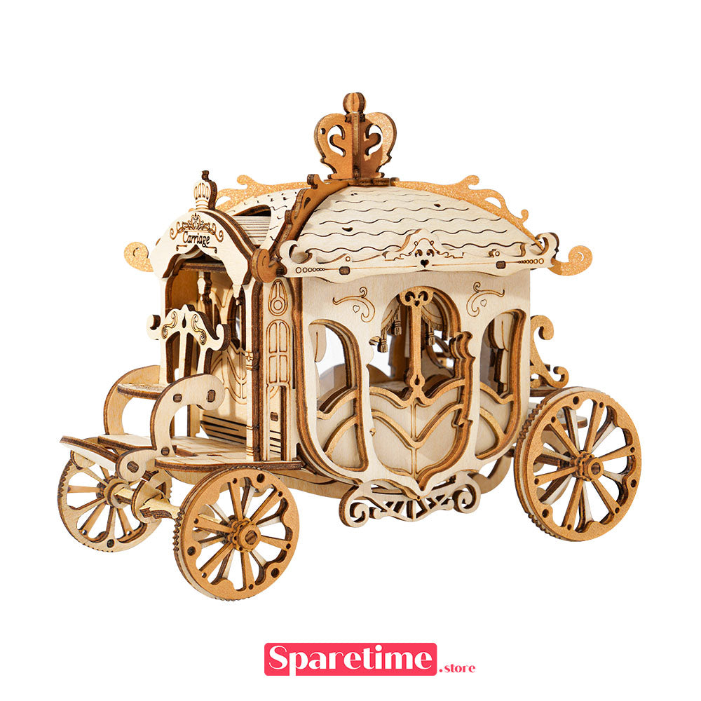 robotime Rolife Classic Carriage 3D Wooden Puzzle