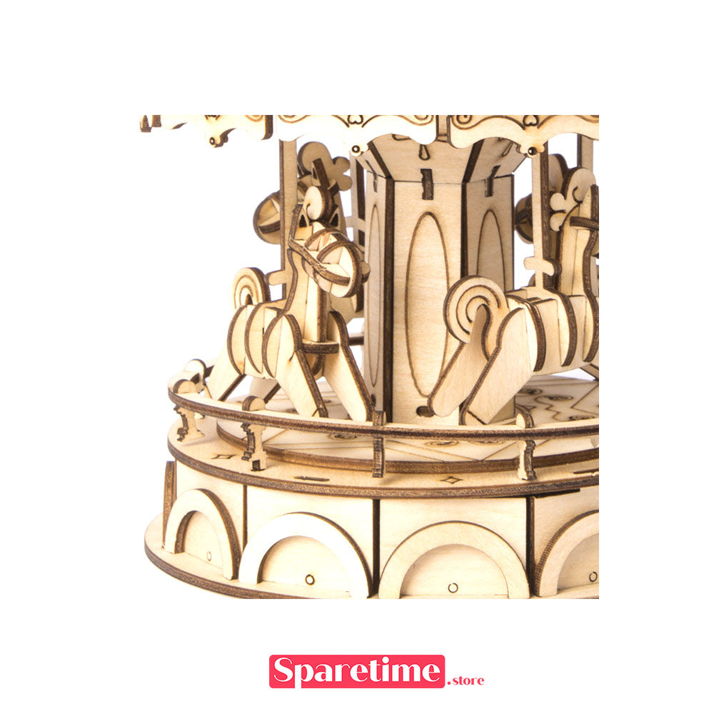 Rolife Merry-Go-Round 3D Wooden Puzzle