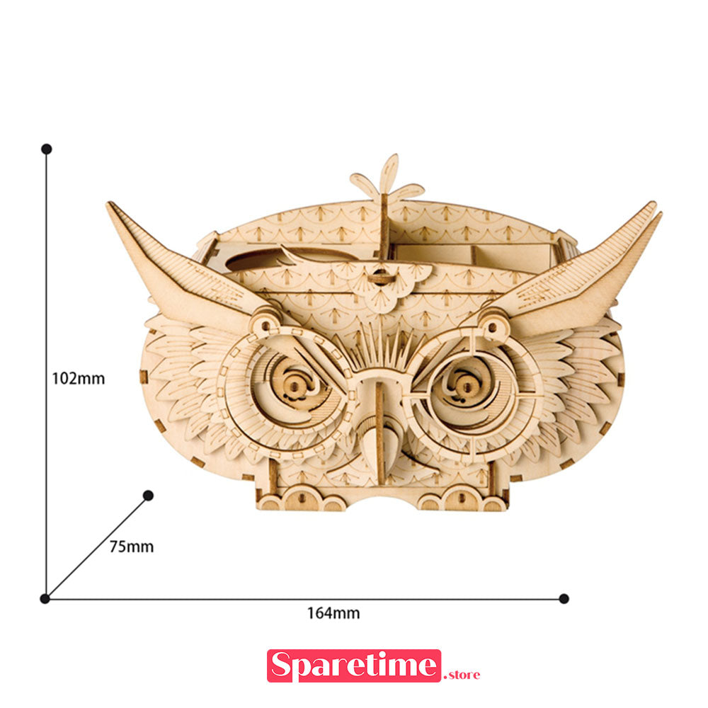 Rolife Owl Box 3D Wooden Puzzle robotime